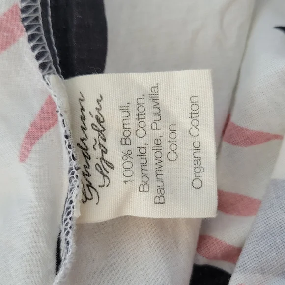 Gudrun Sjoden Julie Cotton Voile Floral V Neck Dress L - Picture 15 of 15